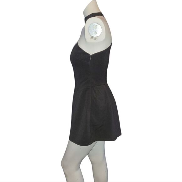 She + Sky Black Romper Shorts Medium - Picture 3 of 9